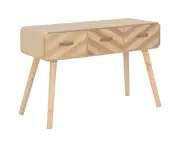 vidaXL Console Table 100x35x68 cm Solid Wood