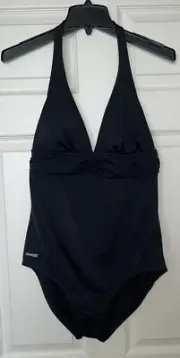 Speedo Women’s One-piece Swimsuit Black Size 14