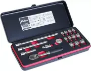 【KOKEN】 2286Z Z-EAL 1/4 6.35mm Socket Wrench Set 17 pieces 2286Z Japan DHL FedEx
