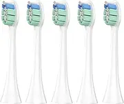 4/8pcs Toothbrush Heads Compatible For PH Replacement Electric Brush Head 4100 6500 6100 7500 5300 1100(4pcs White)