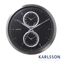 在飛比找momo購物網優惠-【歐洲名牌時鐘】KARLSSON-時尚腕錶造型時區時鐘《歐型