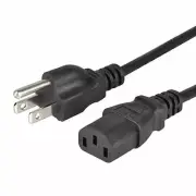 Power Cable Cord for LG TV 5ft 3-Prong