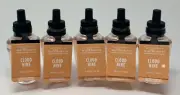 LOT OF 5 BATH & BODY WORKS CLOUD NINE WALLFLOWER FRAGRANCE REFILL BULB PLUG IN