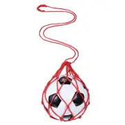 Soccer Ball Net, Solo Football Ball Kick Net Practice Red