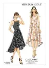 Vogue Sewing Pattern 9252 Misses 14-22 Easy Fit and Flare Dress Shaped Hem