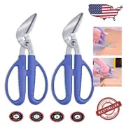 Ergonomic 8.5-Inch Scissors for Cardboard & Crafts - Japanese Quality - Set of 2