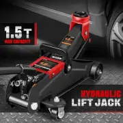 1.5 Ton 3000lb Heavy Duty Steel Low Profile Hydraulic Trolley Service Floor Jack