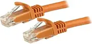 StarTech.com N6PATC3MOR Cat6 Snagless Gigabit Ethernet RJ45 Cable, Orange, 3 Meter