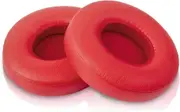 Replacement Ear Pads for Beats Solo 2 Solo 3 - Replacement Ear Cushions Memory Foam Earpads Cushion Cover for Solo 2 & Solo 3 Wireless Headphone (Red)