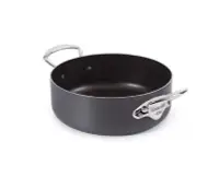 在飛比找Yahoo!奇摩拍賣優惠-法國 Mauviel 黑礦石 中身 湯鍋 平底鍋 不沾鍋 2