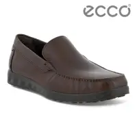 在飛比找Yahoo奇摩購物中心優惠-ECCO S LITE MOC M 輕巧休閒皮鞋 男鞋 可可