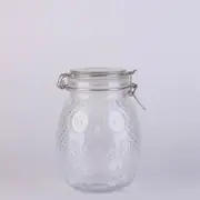 Glass Storage Jar - Glass Lid