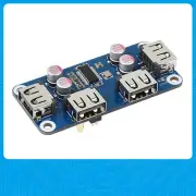 USB 2.0 Expansion Board + Case USB HUB HAT(B) Shell Kit for Raspberry Pi Zero 2W