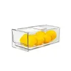 Fridge Organizer Bins Case With Pull Out Drawer Stackable Refrigerator Drawers