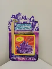 PURPLE CREATIVE KIDS SCIENCE CRYSTAL GROWING KIT AGES 10+ NEW SEALED