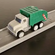 Green Garbage Truck NEW Road To Gold Driven Battat Pocket Micro Toy Car
