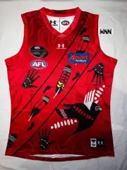Essendon BOMBERS 2021 Indigenous AFL Jersey / Guernsey *2XL* QLD Seller