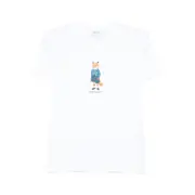 [Maison Kitsuné] Maison Kitsuné Dressed Fox Print Cotton T-shirt XS WHITE