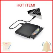External CD DVD Drive, USB 2.0 Slim Protable External CD-RW Drive DVD-RW Burner