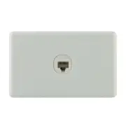 CAT6 Data Wall Socket Outlet RJ45 White for Ethernet Network