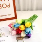 Bridal Bouquet Garland Home Artificial Plant Tulip Fake Flowers Tulipanes