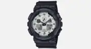 G-Shock By Casio Men's Black White Analog-Digital Watch GA100WD-1A