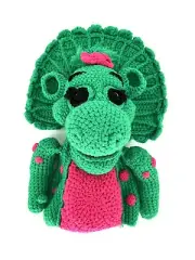 Handcrafted Crochet Amigurumi Baby Bop Puppet Barney Kids Children TV Nostalgia