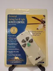 Ceiling Fan & Light Remote Control Harbor Breeze RC-103L Universal