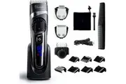 Hatteker Professional Hair Trimmer Men's Beard Trimmer Precision Trimmer Long Hair Trimmer Men Battery and Mains Operated Waterproof 3 in 1