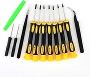 HENWUBEI Torx Screwdriver Set with T3 T4 T5 T6 T8 T10 Security Torx screwdriver and ESD tweezers, Magnetic Screwdrivers Precision Repair Kit for Xbox, iPhone, PS4, Macbook, Watch, Electronics