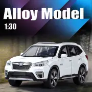 1:30 Subaru Forester Suv Alloy Muscle Sound and Light Pull Back Child Car Model