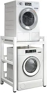 Adjustable Dryer Stand Portable Stacking Kit for Front Loader Washing Machine & Tumble Dryer 400KG Load Capacity Over Washing Machine Storage Unit