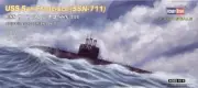 HobbyBoss 87015 US Submarine San Francisco SSN-711 1/700 Scale Plastic Model Kit