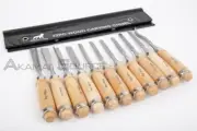 12 Pc Professional Wood Carving Hand Chisel Tool Set Woodcarving Hobby Tools BIN