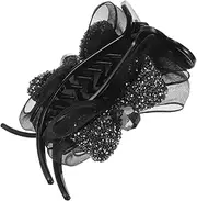 Fashionable Bow Hairpin Rhinestone Shark Clip Bridal Party Hair Accessory for Updo