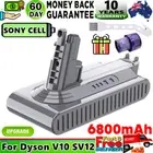 6.8Ah for Dyson V10 Animal Battery V10 Absolute Motorhead SV12 & Filter & Brush