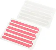 Mikinona 2Pcs Silicone Lash Perm Pads Reusable Eyelash Curler Tools for Effortless Lash Lifting Glue Application Beginner Friendly Pink and White Design