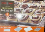 NORDIC WARE 4-Piece Non-Stick Commercial Baking Set NIB