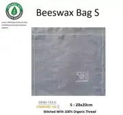 Reusable Beeswax Food Bag - Ash Blue