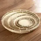 Bamboo Wicker Bread Basket Woven Bamboo Woven Basket Kitchen