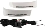 LED DRL Daytime Running Light Front Bumper Fog Lamps Accessories Compatible With Toyota Tundra 2007 2008 2009 2010 2012 2013 White