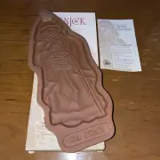 St. Nick The 1993 Longaberger Pottery Cookie Mold with Box NIB