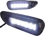 DRL Compatible with Mazda6 Mazda 6 2008 2009 2010 12V LED Car ABS DC Daytime Running Light Daylight with Chromed ABS Cover