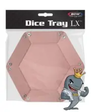 BCW Dice Tray Hexagon - Pink FREE SHIP