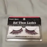 Fright Night Halloween Pink Stripped Lashes