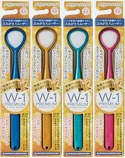 SHIKIEN W-1 Tongue Brush (Double One) Premium Tongue Cleaner, Tongue Polish, Prevents Bad Breath, Set of 4