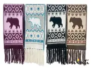 WHOLESALE LOT OF 10 ALPACA DACI SCARVES AND WRAPS WITH ANDEAN DESIGN 2V