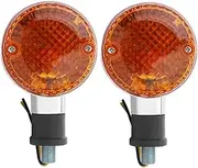 Turn Signal Indicator 2 Pcs Motorcycle Amber Bullet Turn Signal Indicator Light Bulb Accessories for Bolt XVS950 R/C Spec 2014-2018 (Color : A, Size : 1)