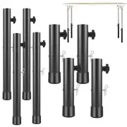 4Pcs Folding Table Leg Extenders Heavy Duty Steel Folding Table Leg Risers✍