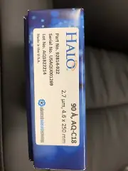 HPLC column halo 92814-922